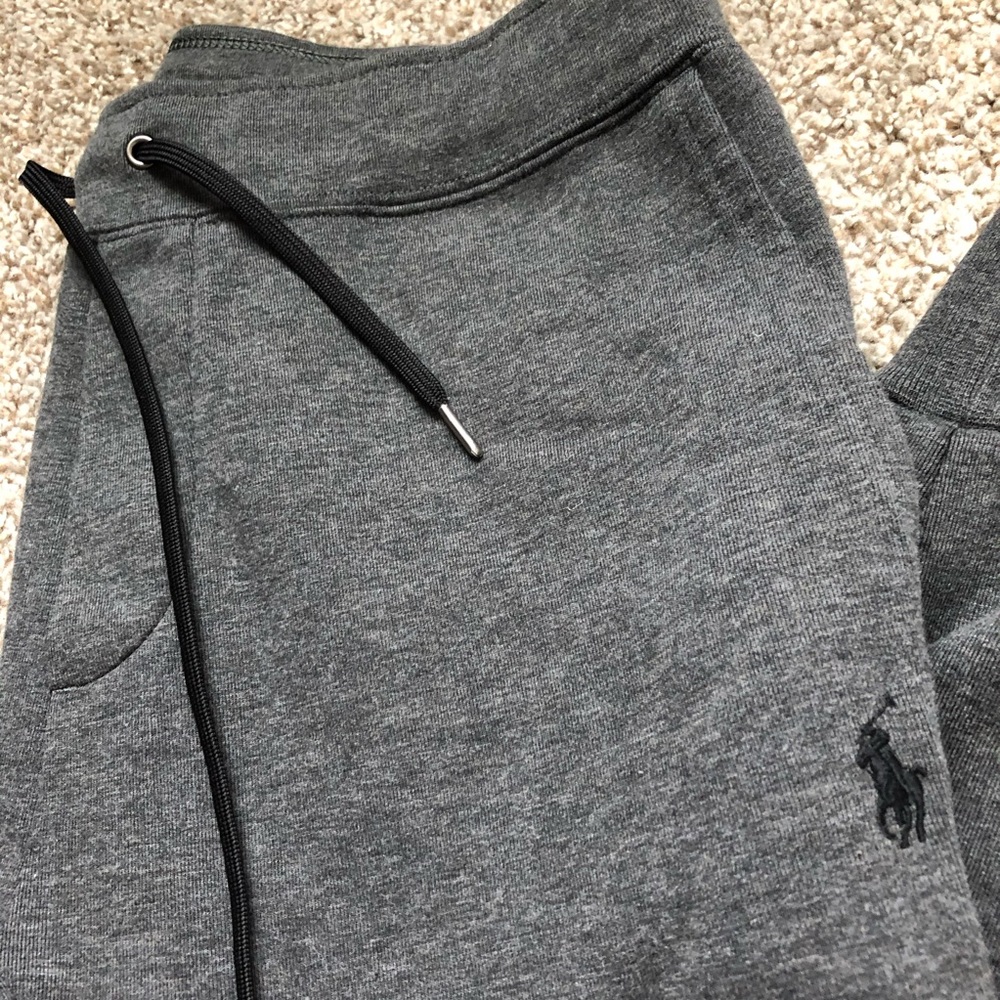 Dark Grey Men’s Polo Performance Sweatpants